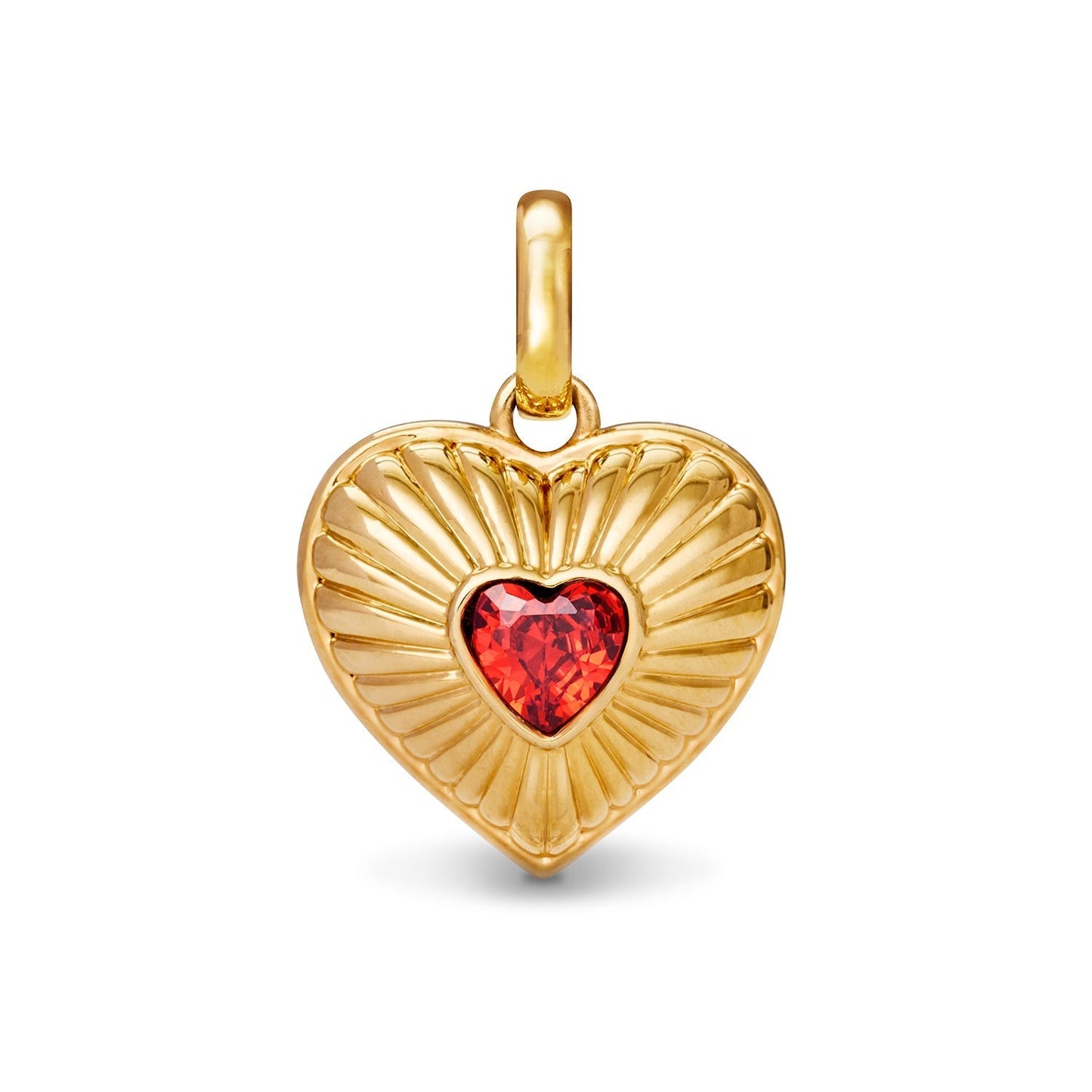 Entwine Custom Heart Necklace (Gold)