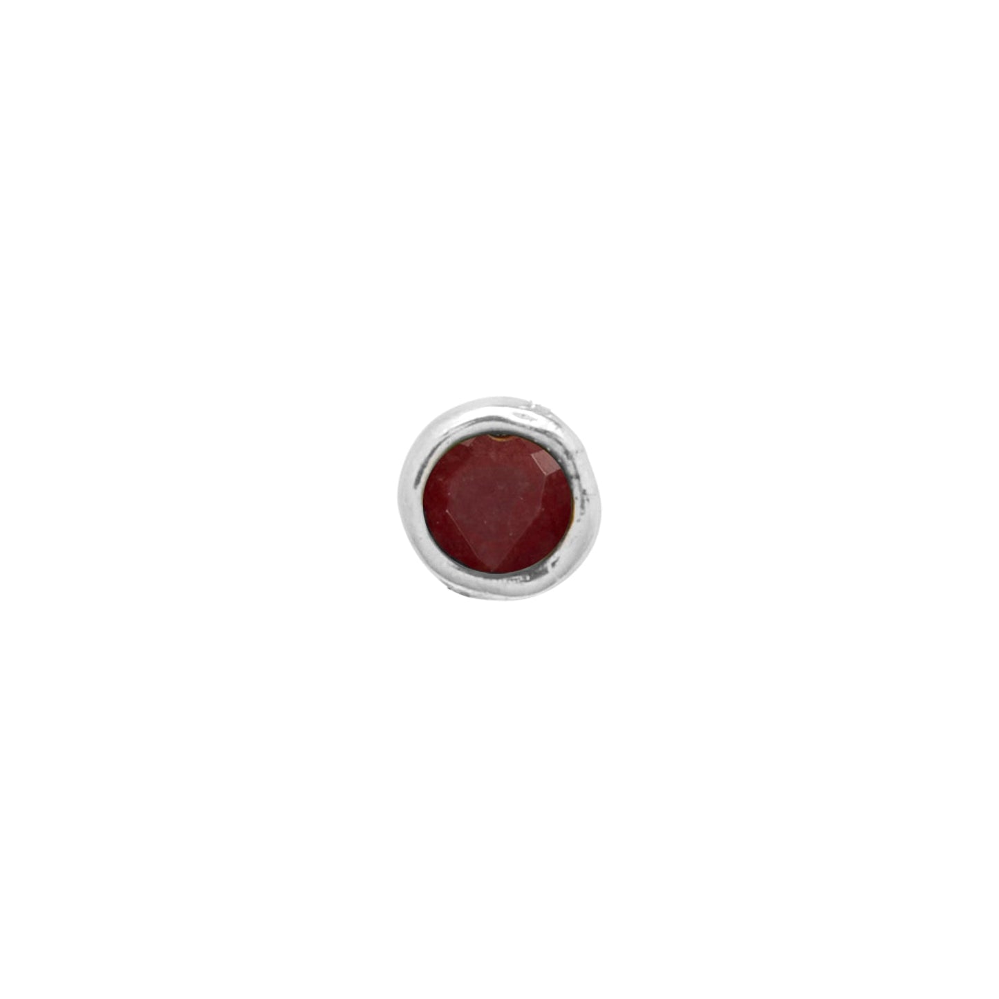 Made Mine Charms - Round Birthstone Charms (Silver)