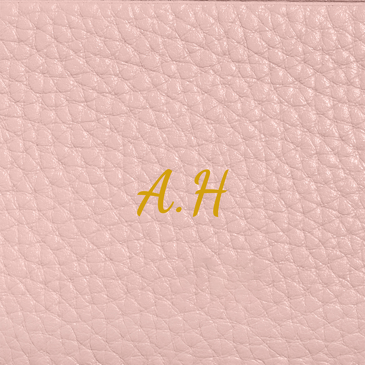 Leather Card Holder (Blush Nude)