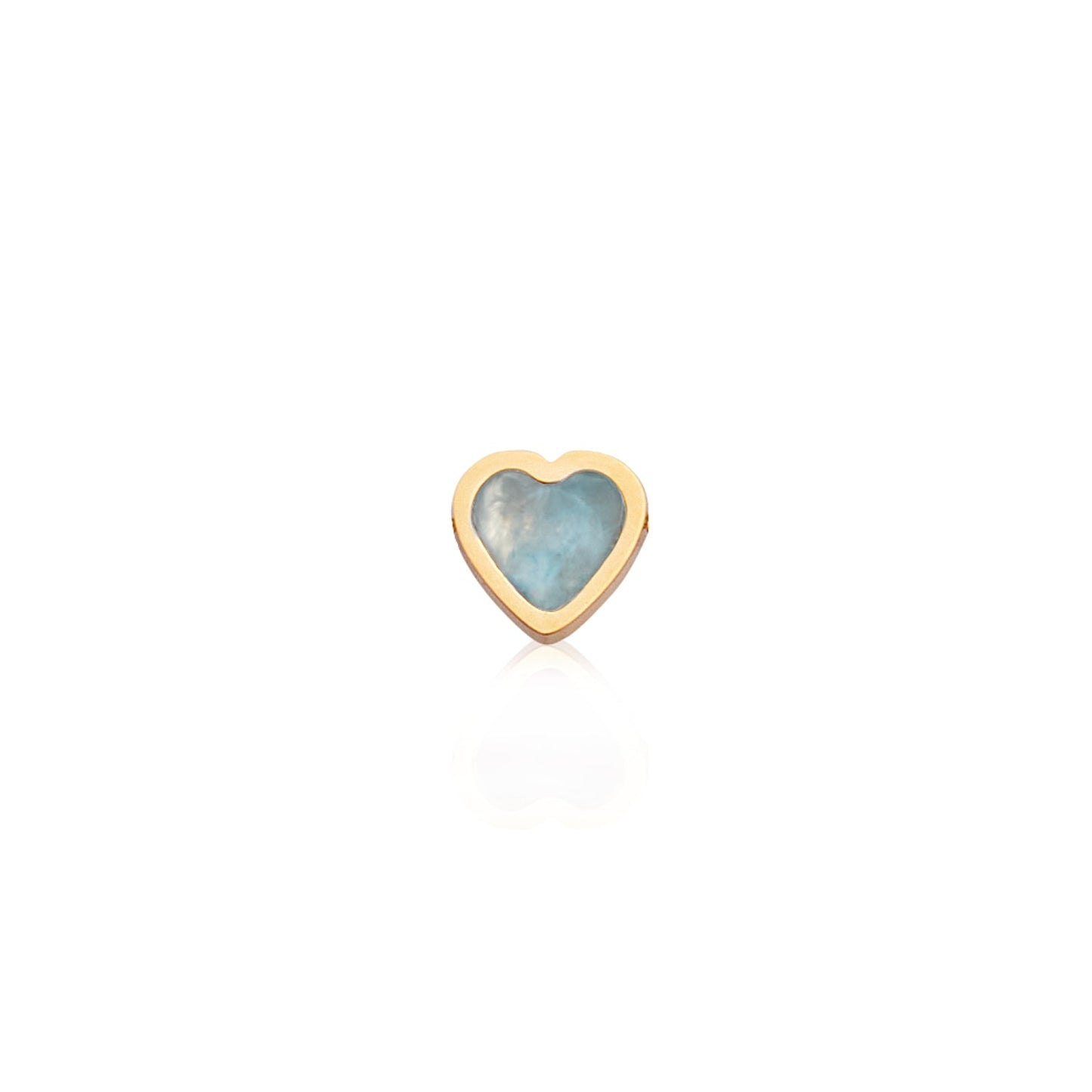 Made Mine Mini Heart Birthstone Bracelet (Gold)