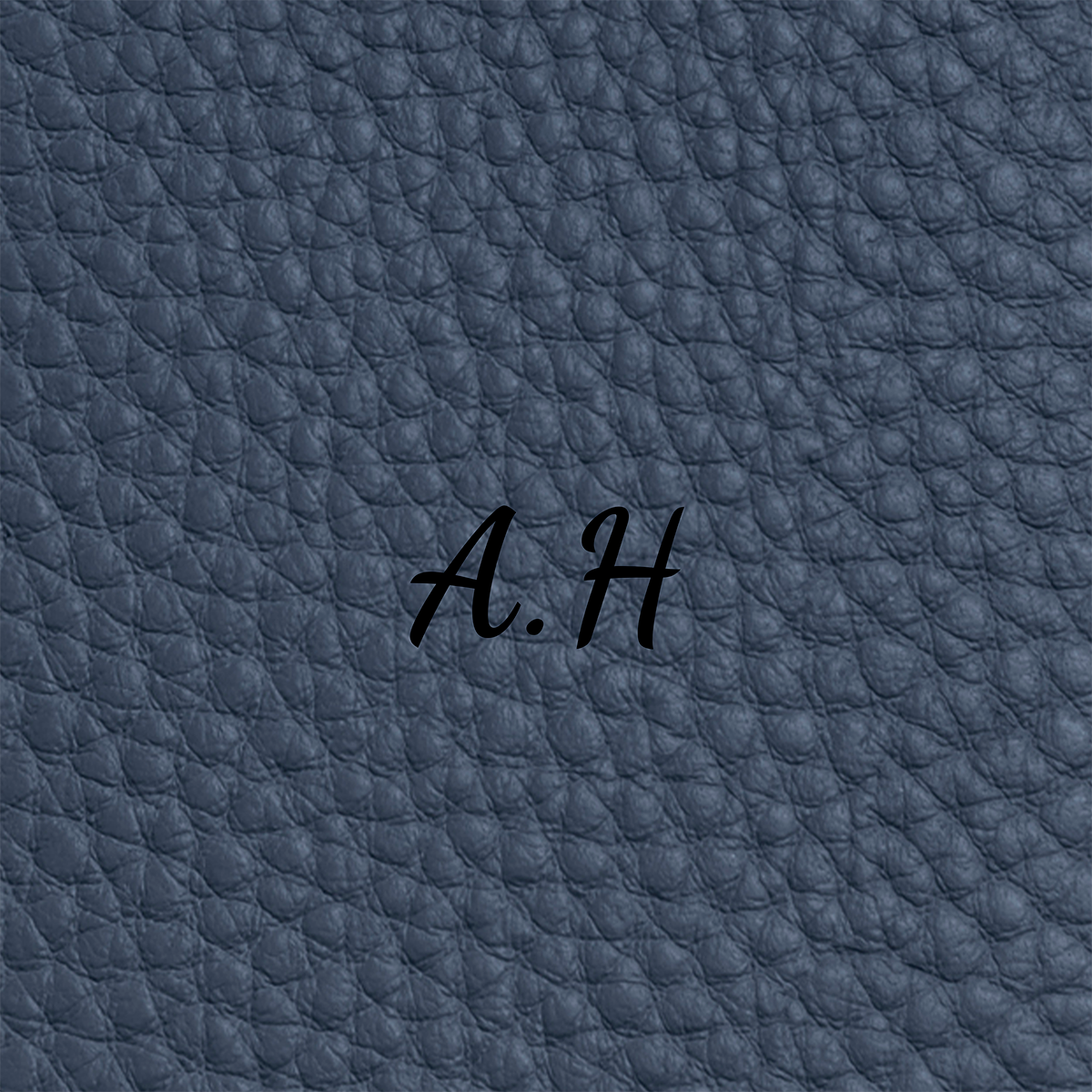 Leather Card Holder (Navy)