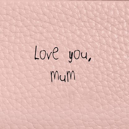 Small Leather Jewellery Box (Blush Nude)