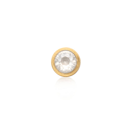 Birthstone Stud Earring (Gold)