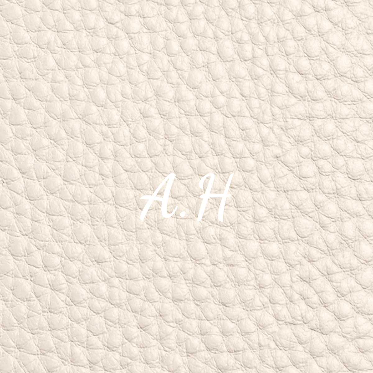Leather Clutch Pouch (Ivory)