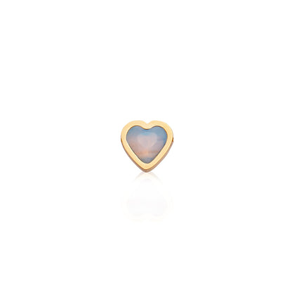 Made Mine Mini Heart Birthstone Bracelet (Gold)