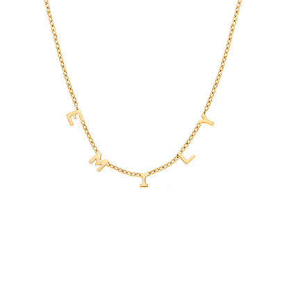 Made Mine Name Necklace (Gold)