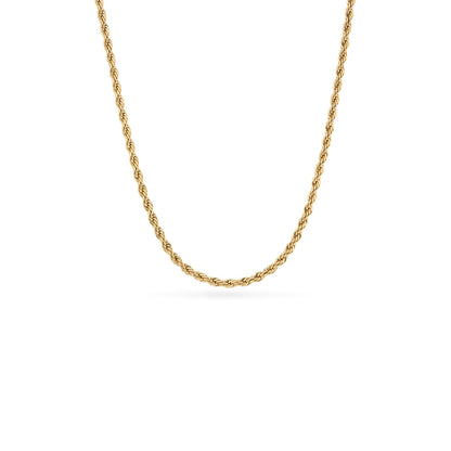 Double Heart Token Fingerprint Necklace (Gold & Silver)
