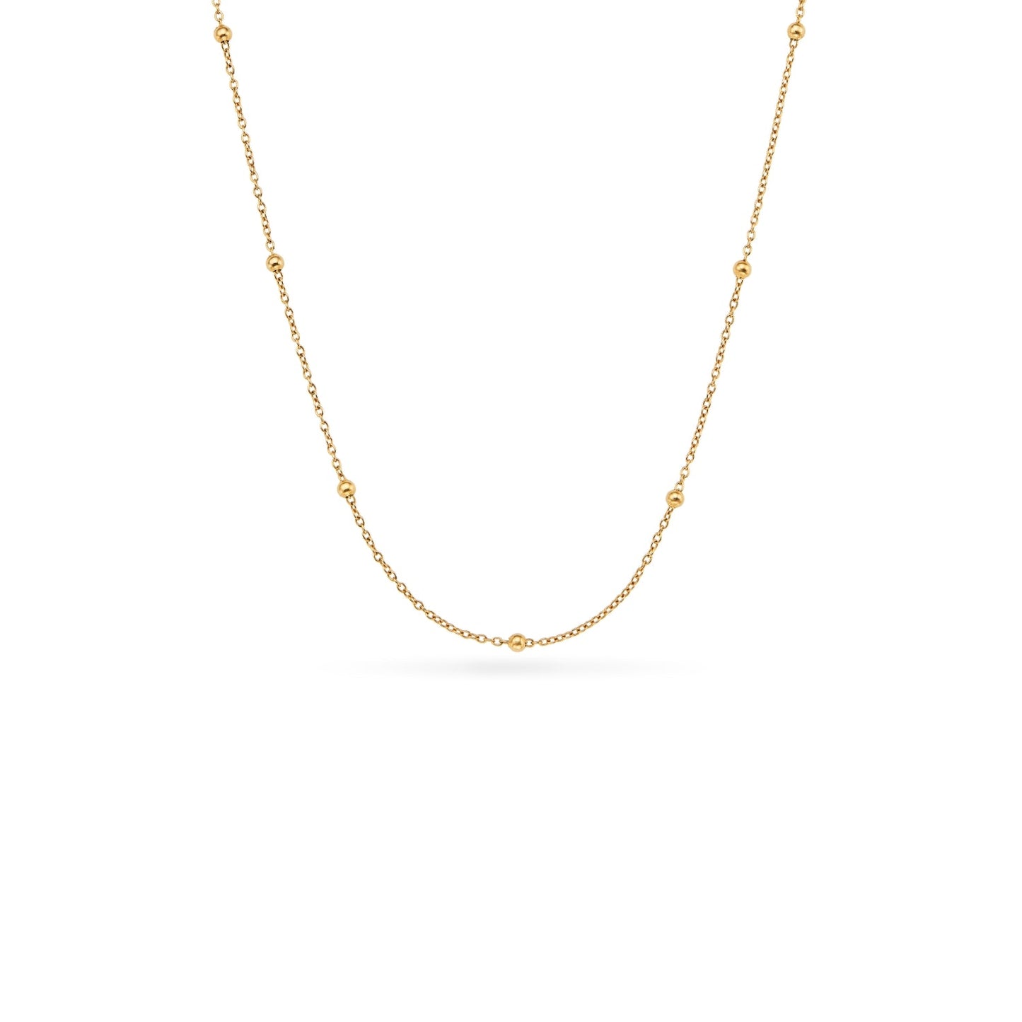 Ocean Charms Sardine Necklace (Gold)