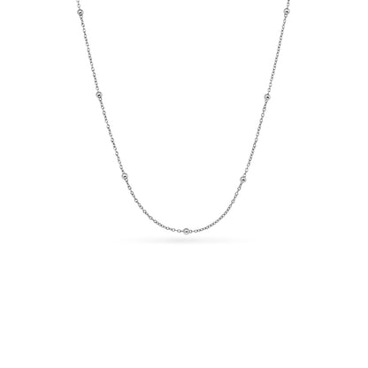 Sphere Chain Necklace (Silver)