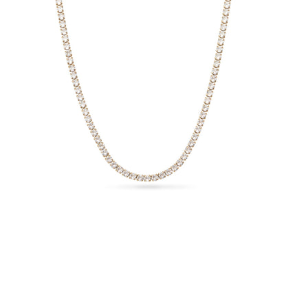Mint Green Quartz Heart Necklace (Gold)