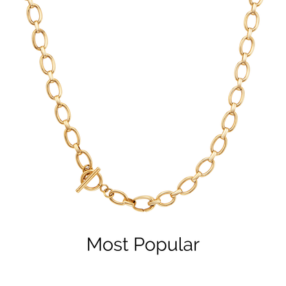 Mini Photo Love Locket Necklace (Gold)