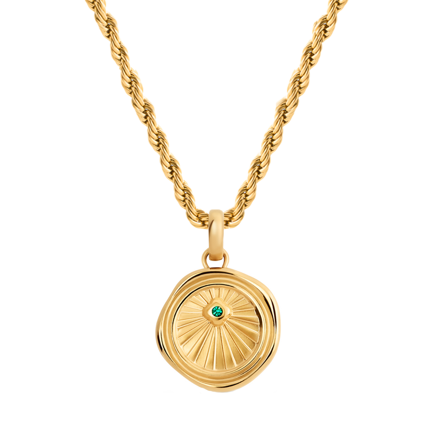 Layering Small Rope Chain Necklace (Gold)