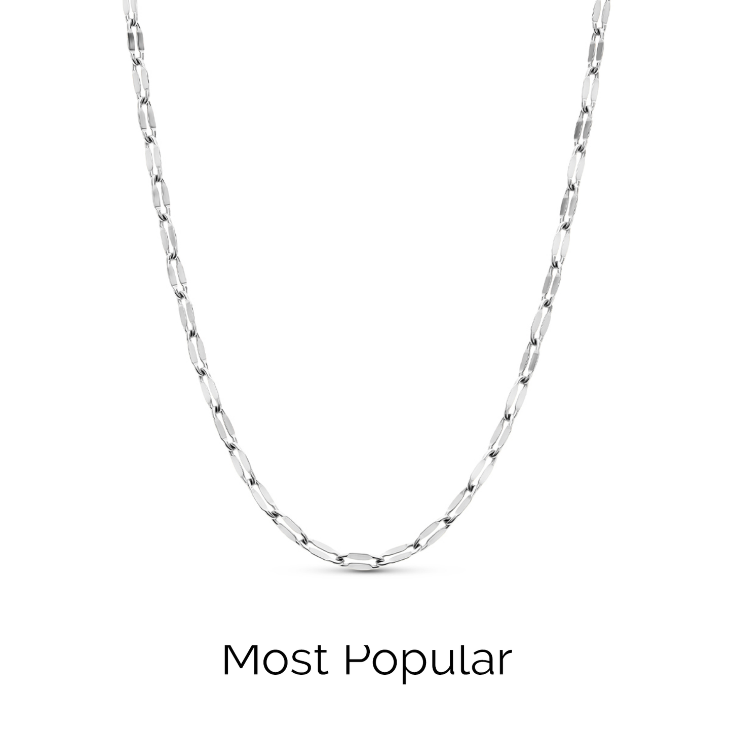 Mother of Pearl Cushion Necklace & Earrings Set (Silver)