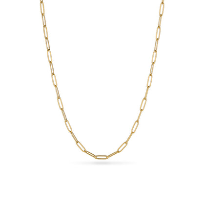 Round Photo Locket Sphere Necklace (Gold)