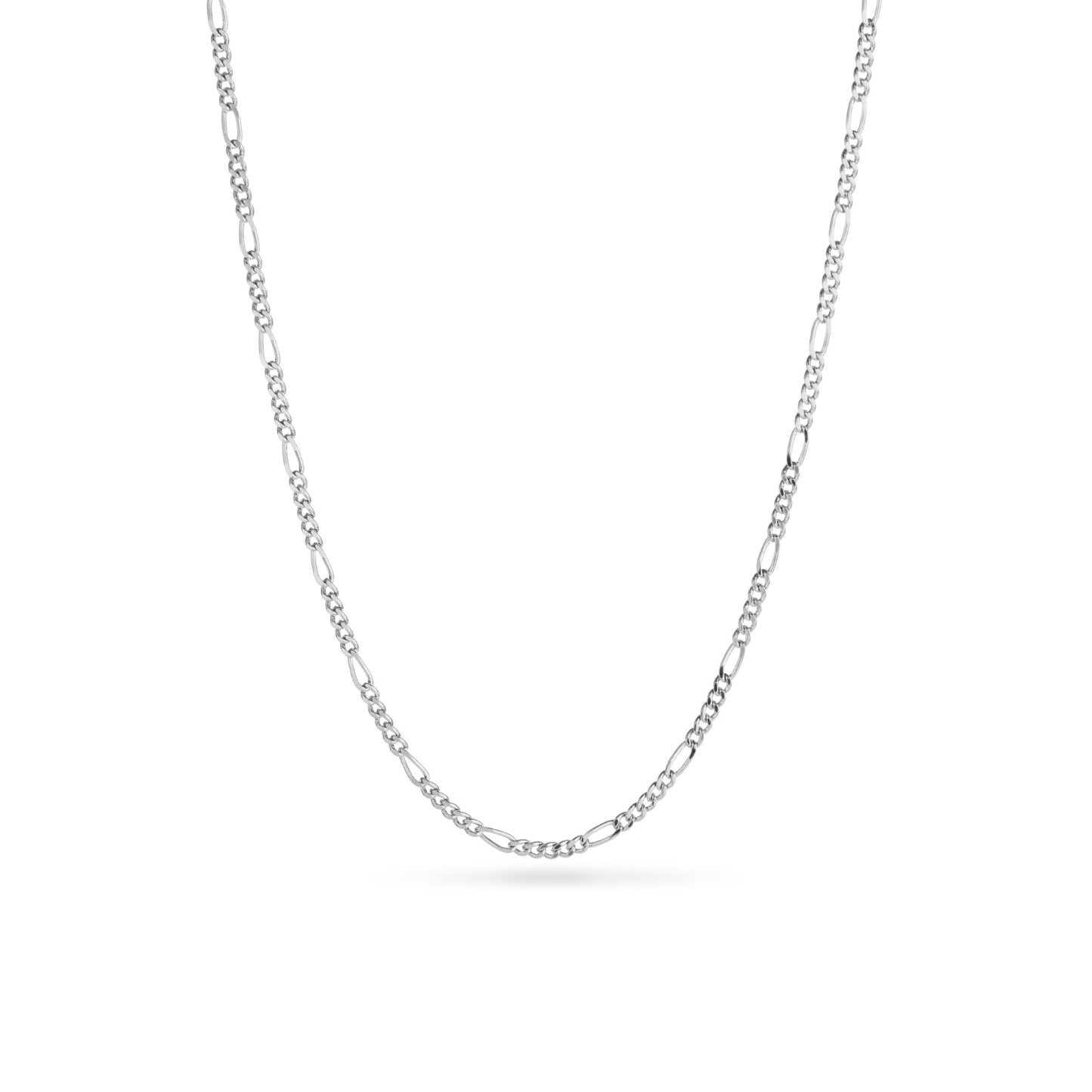 Organic Fingerprint Droplet Necklace (Silver)