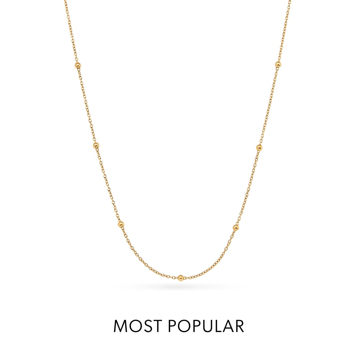 Green Quartz Heart Necklace (Gold)