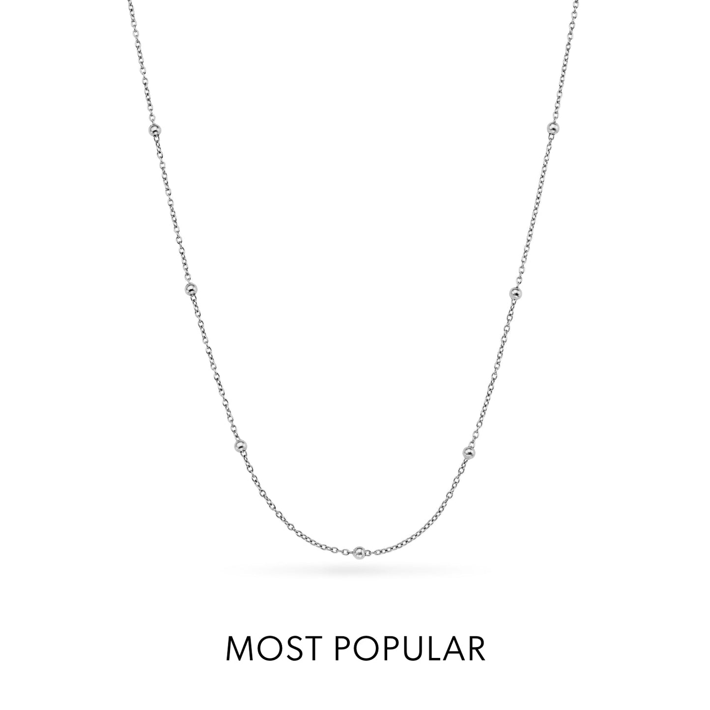 Cursive Name Necklace (Silver)