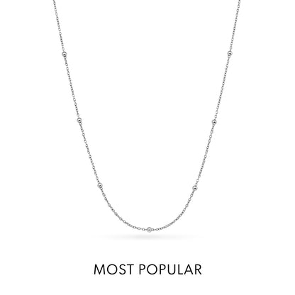 Cursive Name Necklace (Silver)
