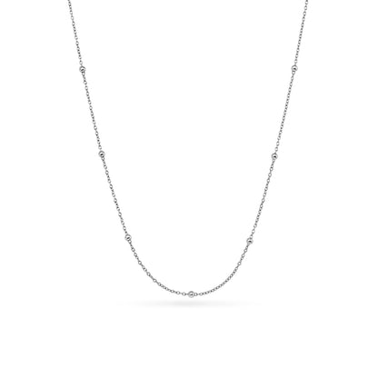 Fingerprint Written In The Stars Tag Necklace (Silver)