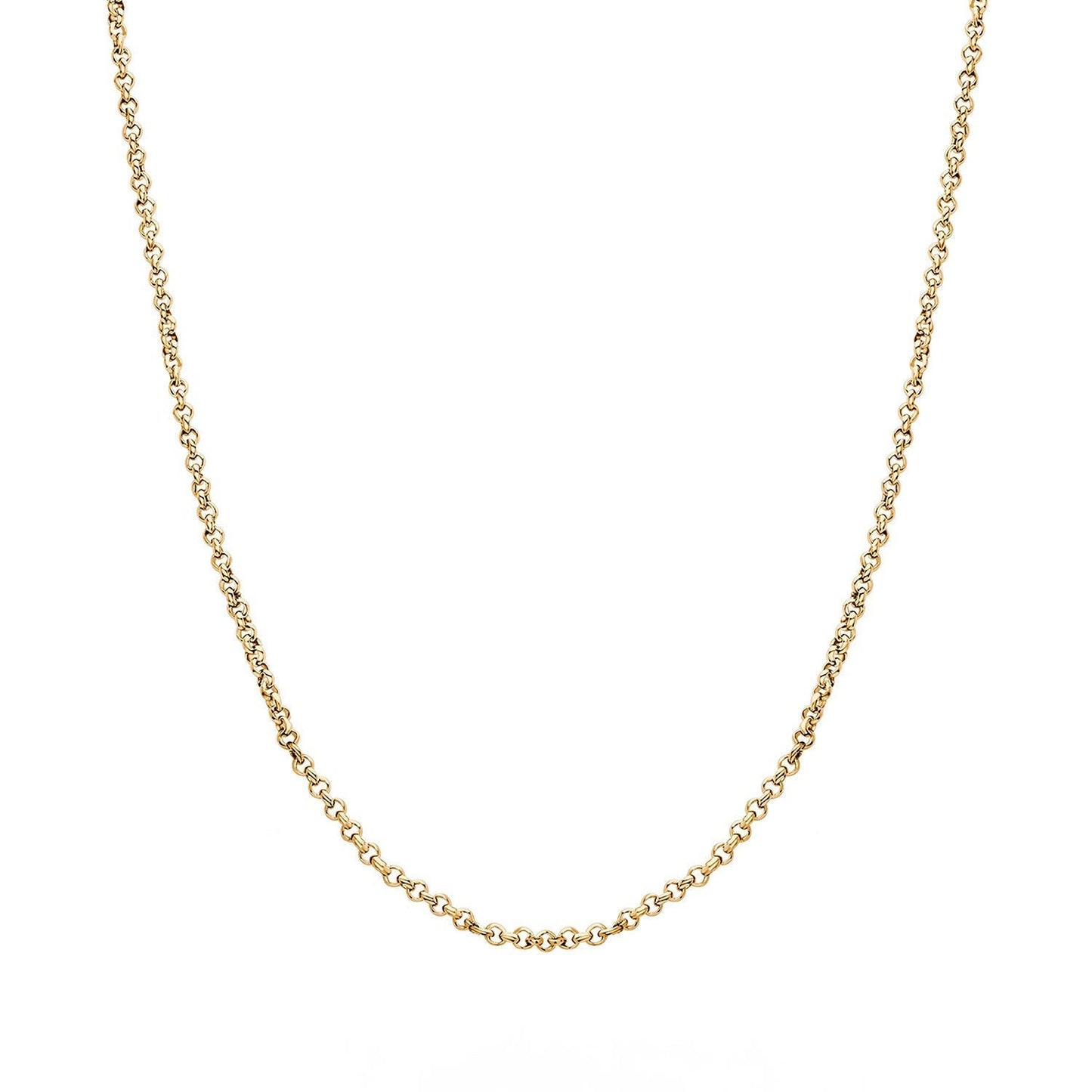 Layering Box Chain Necklace (Gold)