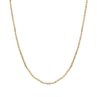 Layering Box Chain Necklace (Gold)
