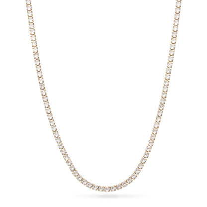 Butter Yellow Quartz Heart Necklace (Gold)