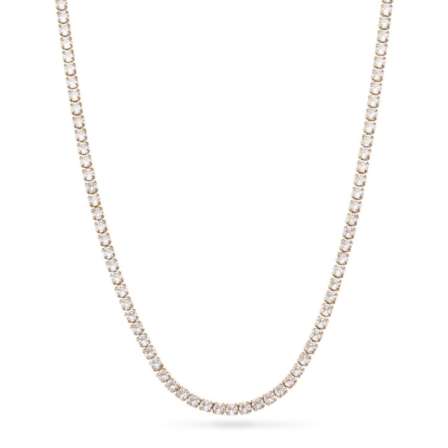 Mint Green Quartz Heart Necklace (Gold)