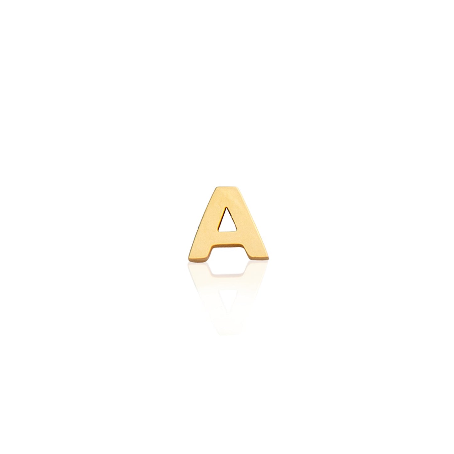 Mini Letter & Heart Birthstone Layered Necklace Set (Gold)