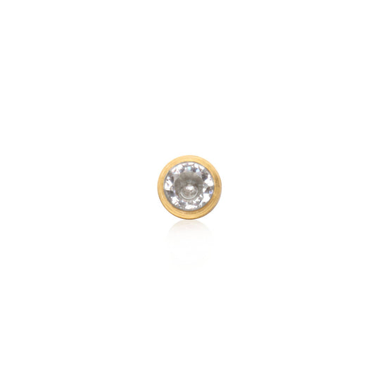 Custom Retro Birthstone (Gold)