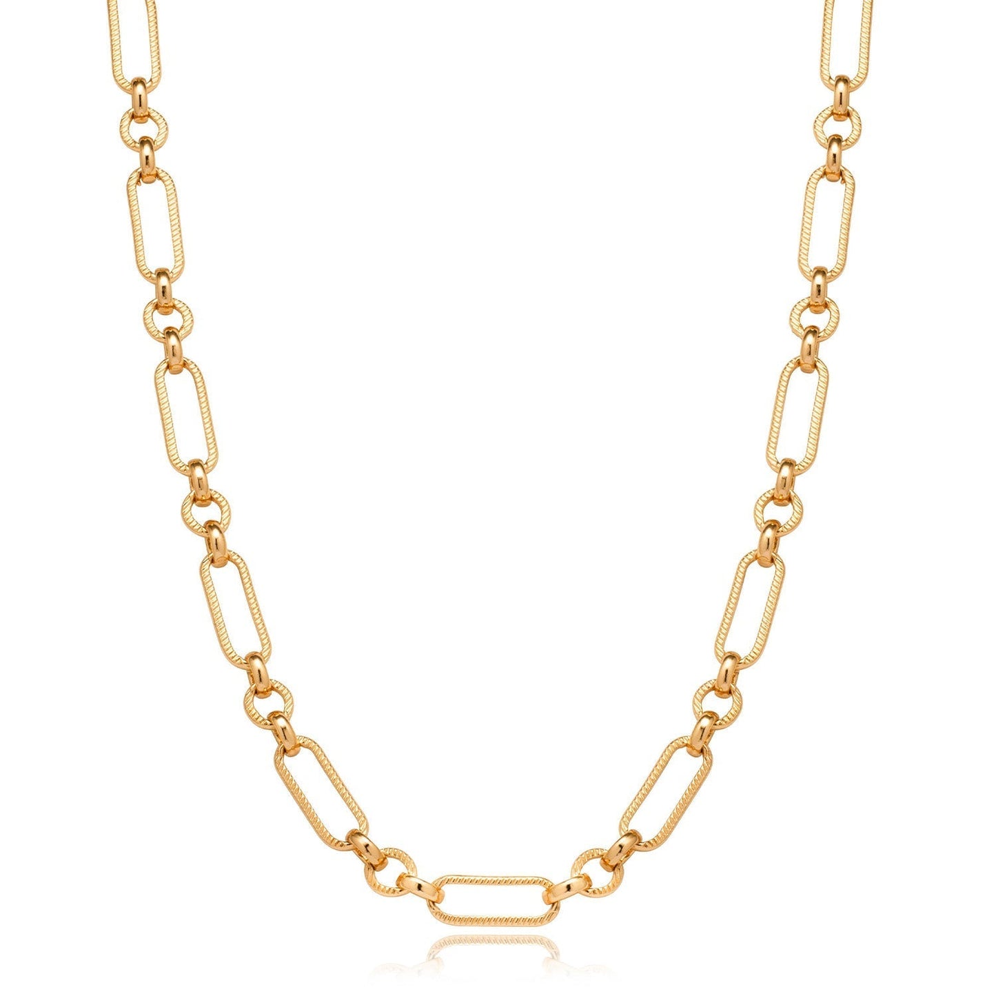 Floating Charm Cushion Locket Necklace (Gold)
