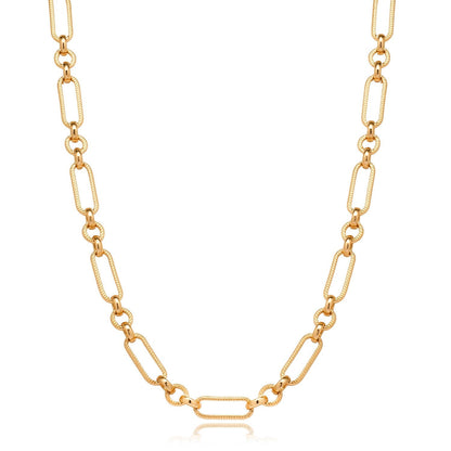 Light Blue Lace Agate Heart Necklace (Gold)