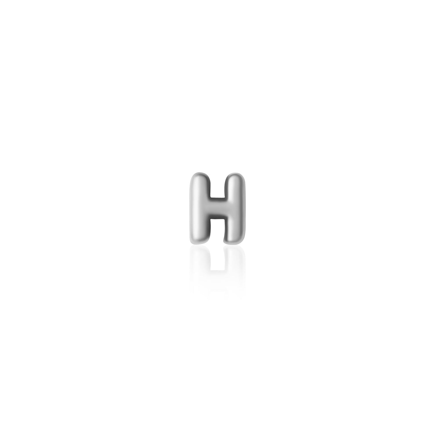 Fixed Charm - Bubble Initial Charm (Silver)