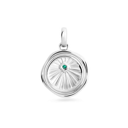 Custom Talisman Coin Necklace (Silver)