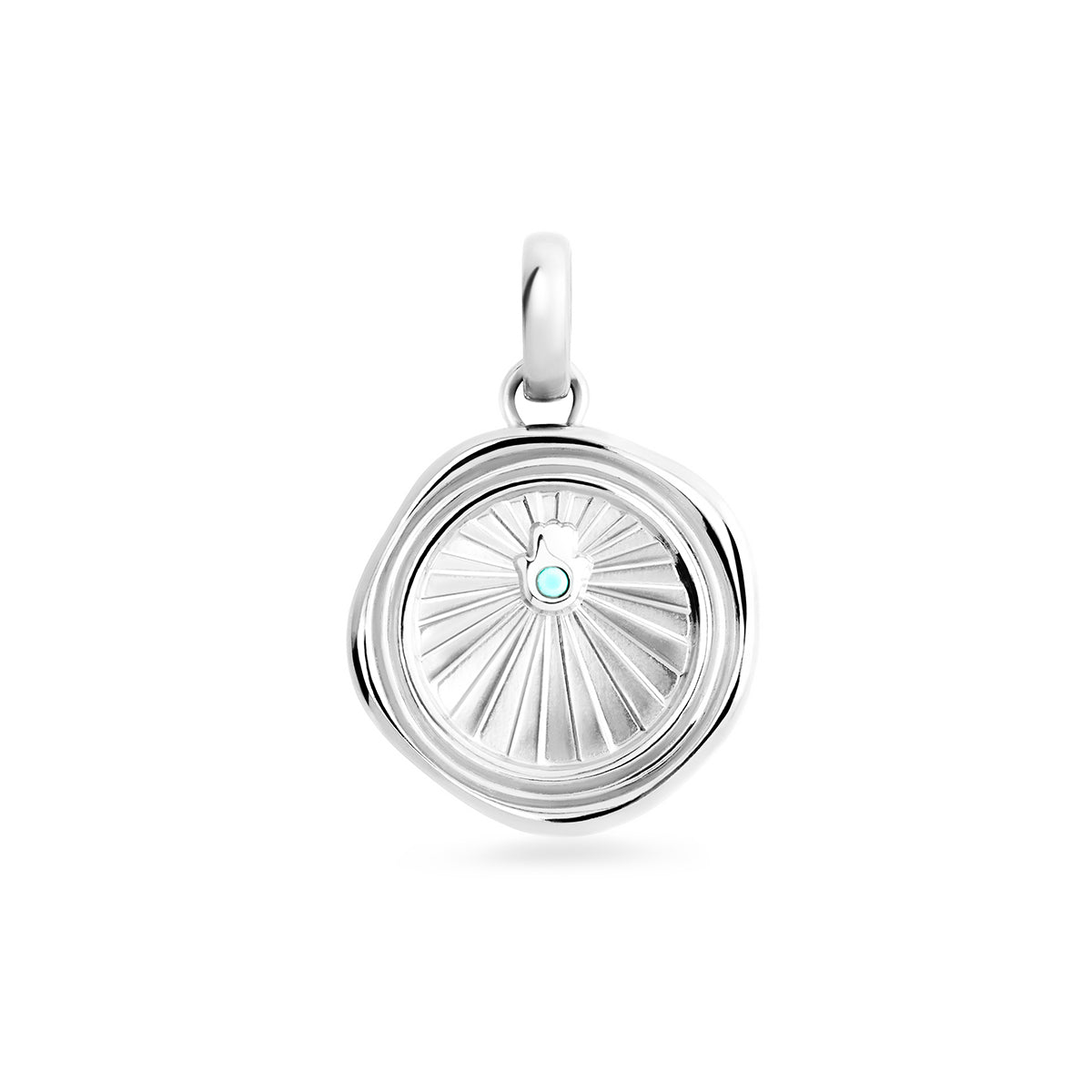 Custom Talisman Coin Necklace (Silver)