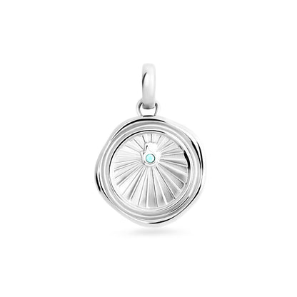 Custom Talisman Coin Necklace (Silver)