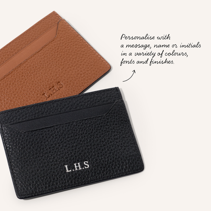 Leather Card Holder (Black)