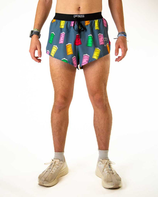 Men's Porta Potty 2" DS Split Shorts