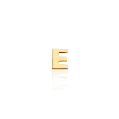 Made Mine Charms - Block Initial Charm (Gold)
