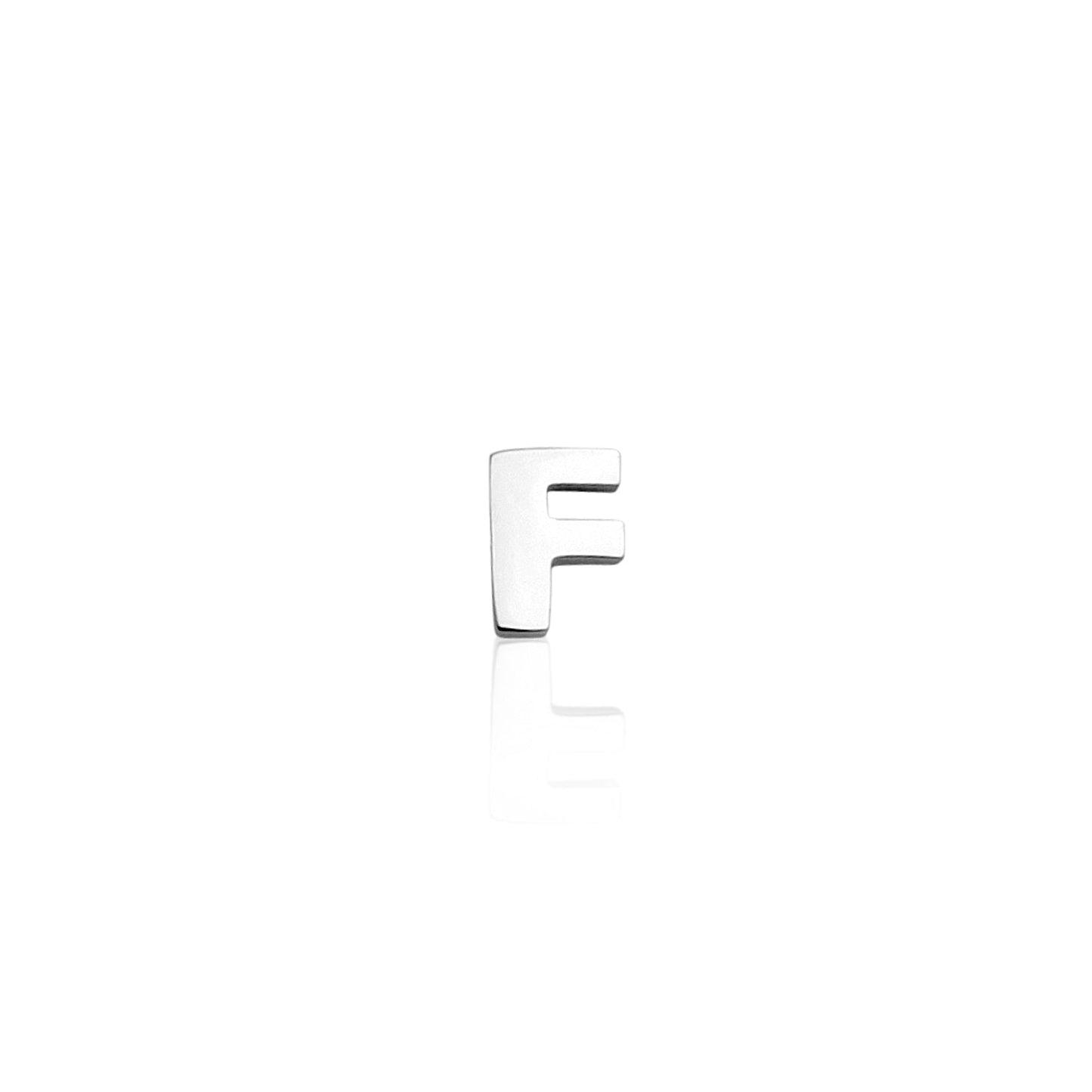 Made Mine Mini Letter Sphere Chain Necklace (Silver)