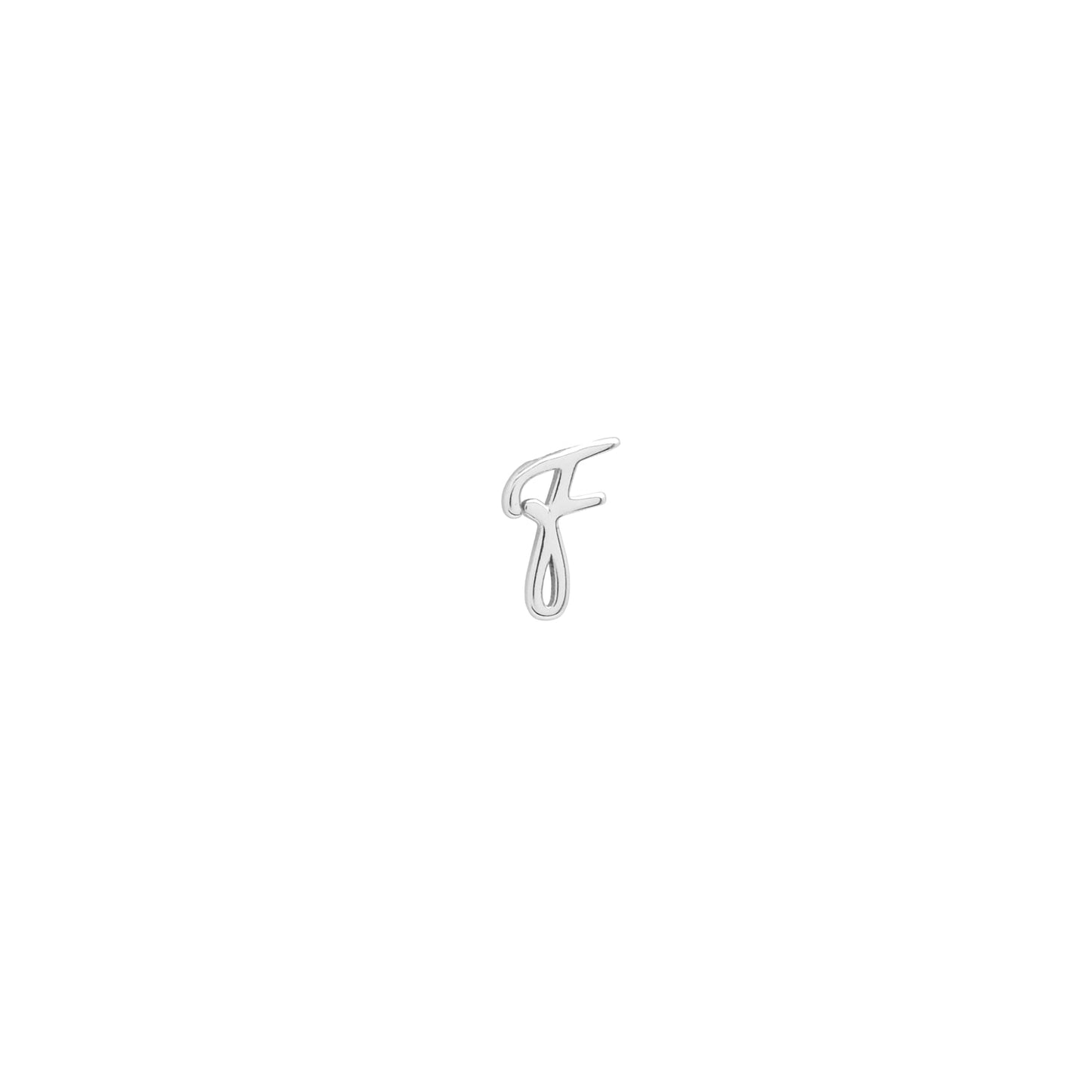 Made Mine Script Letter Bracelet (Silver) - NN