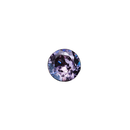 Mini Monogram Birthstone Tag Pendant (Silver)