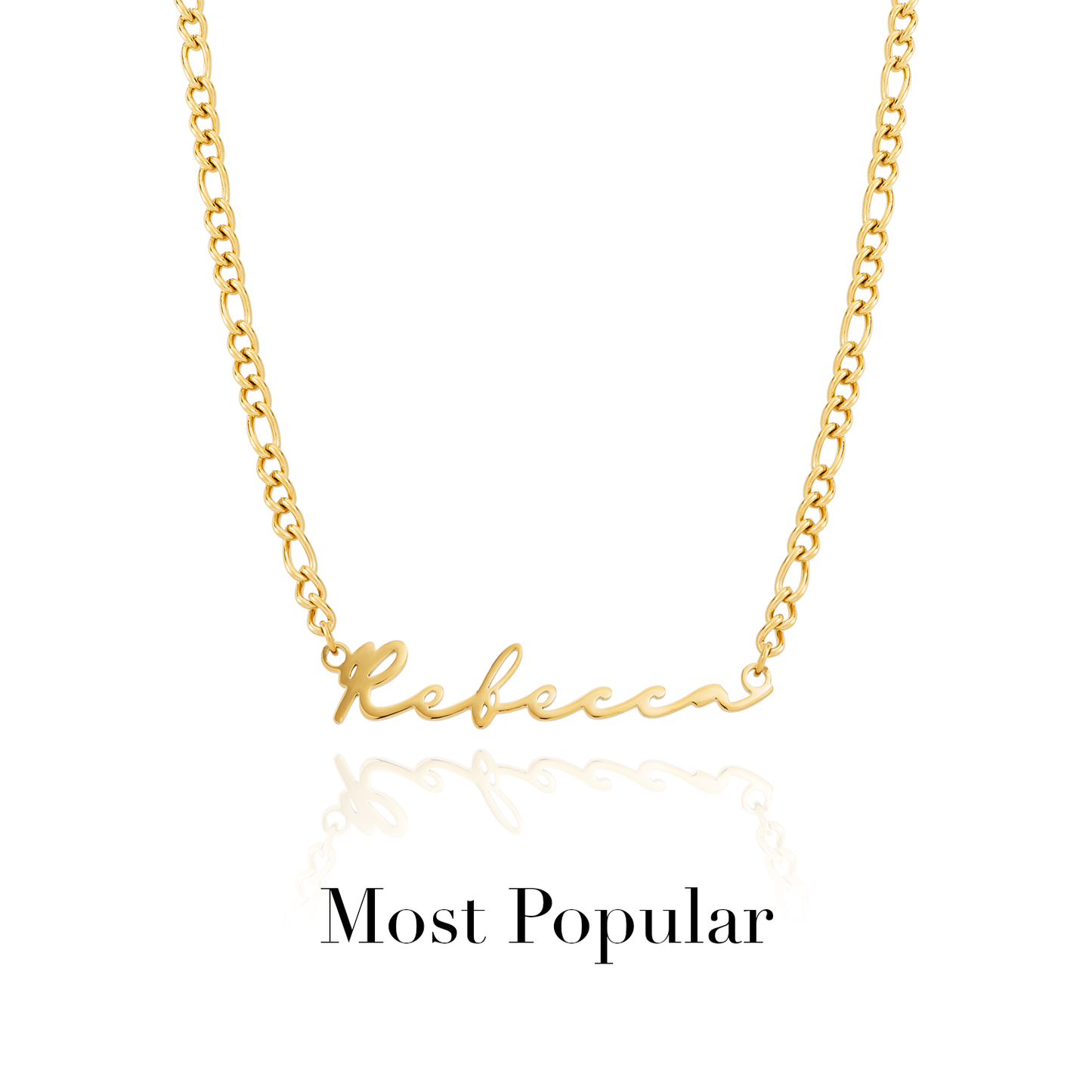 Signature Name Necklace - Gold