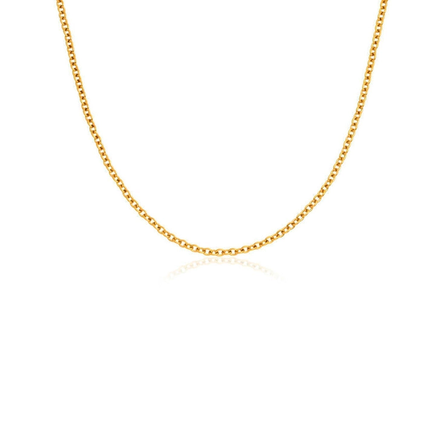 Mini Written In The Stars Initial Tag Necklace (Gold)