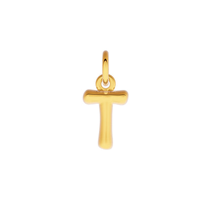 Made Mine Fine Charm - Molten Initial (Gold)