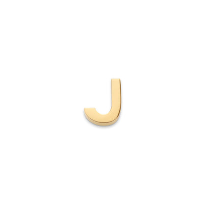 Made Mine Charms - Block Initial Charm (Gold)