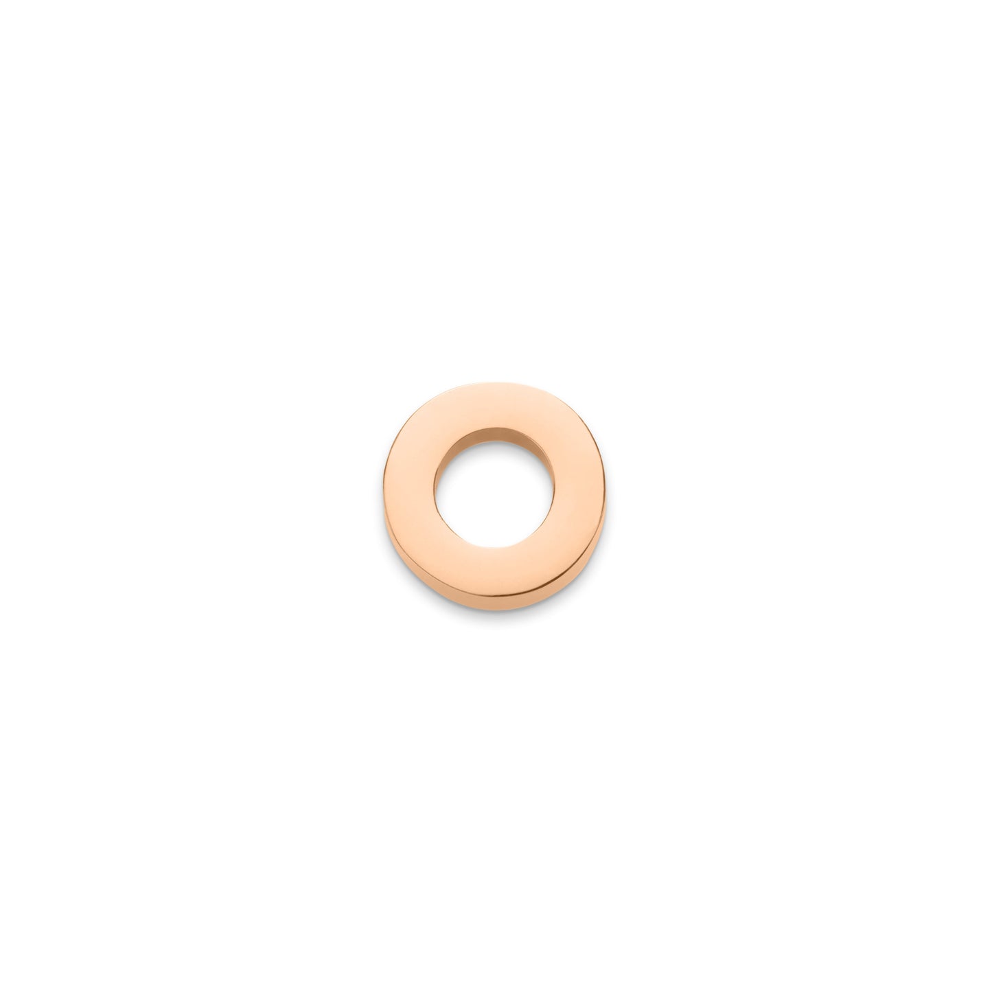 Made Mine Charms - Block Initial Charm (Rose Gold)
