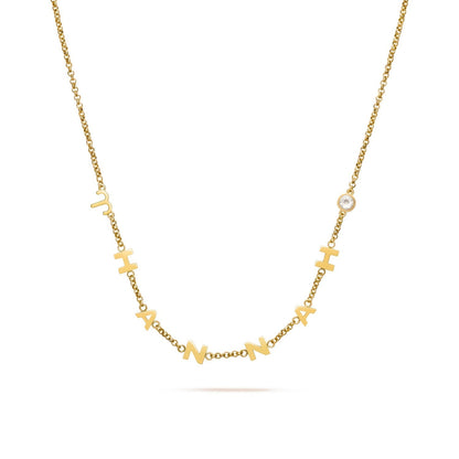 Made Mine Name Necklace - Gold