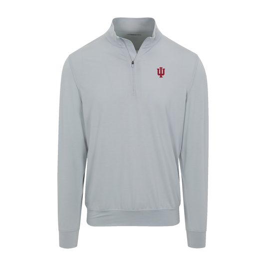 Indiana Velocity Performance Quarter Zip Light Grey