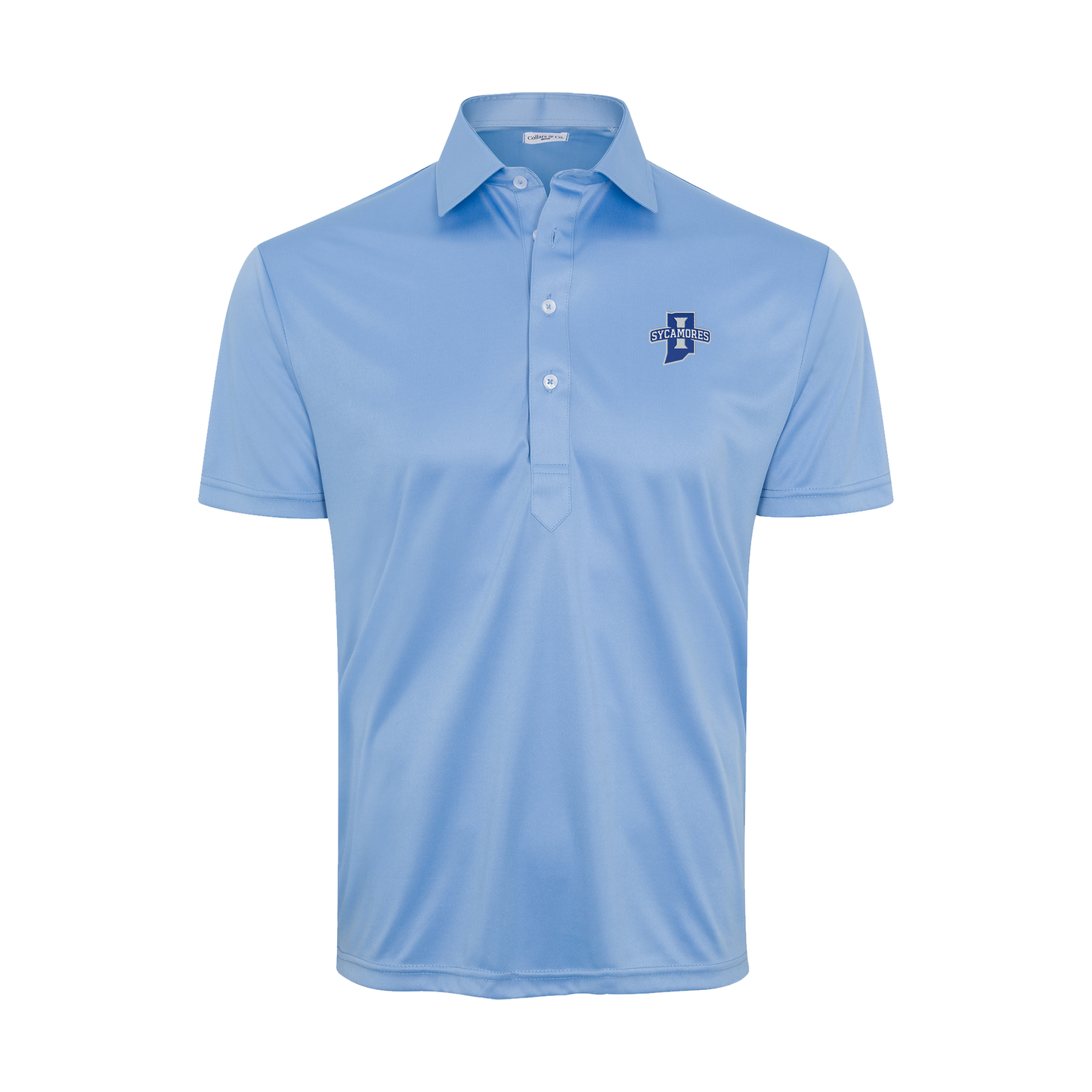 Indiana State Semi-Spread Collar Polo French Blue