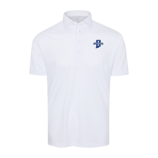 Indiana State Semi-Spread Collar Polo White